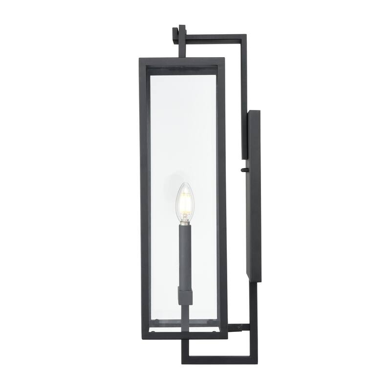 Millennium Lighting Lamont 1 Light Outdoor Wall Sconce in Textured Black