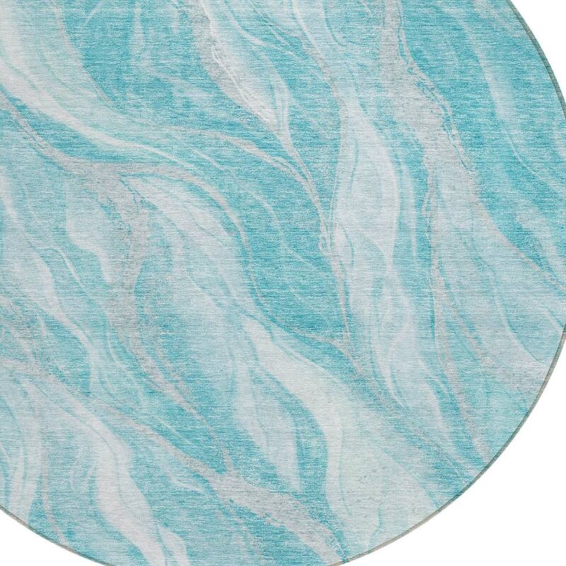 HomeRoots Abstract Transitional Rectangle Outdoor Rug