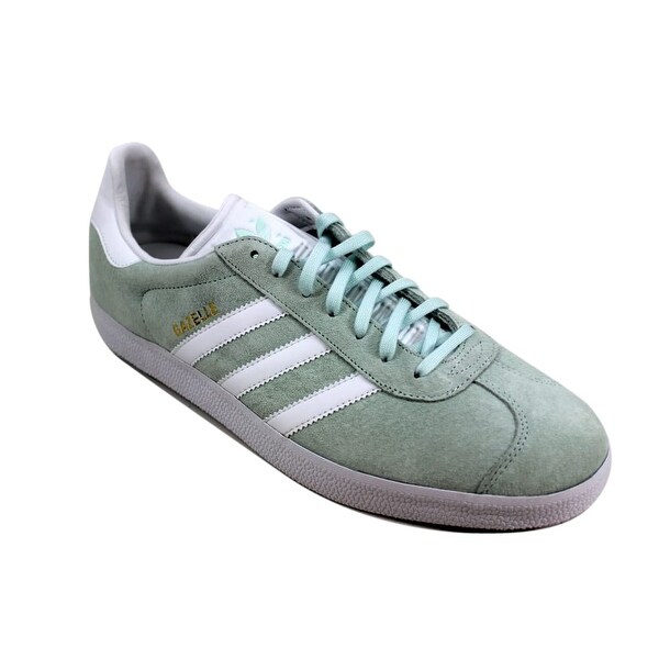 green and white adidas gazelle