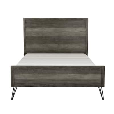 Tower Gray Panel Bed