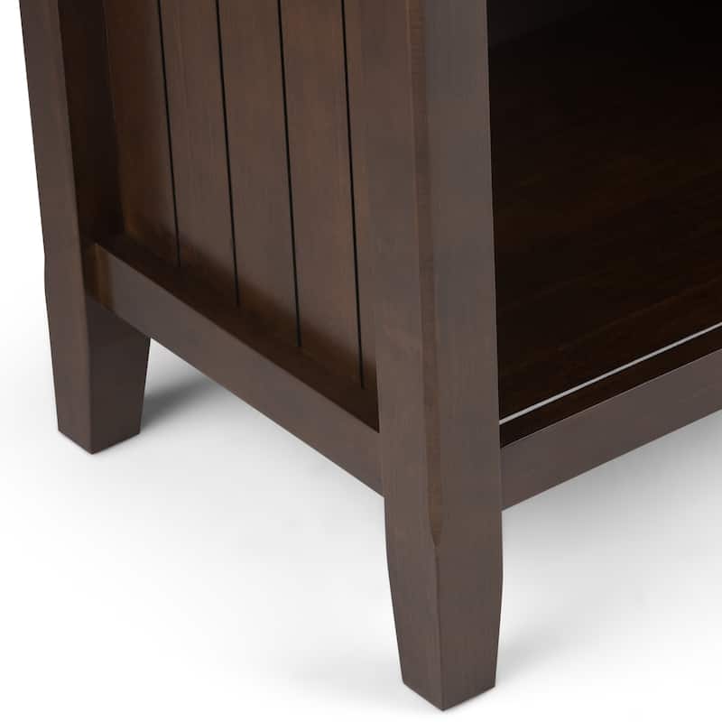WYNDENHALL Normandy SOLID WOOD 24 inch Wide Bedside Nightstand Table