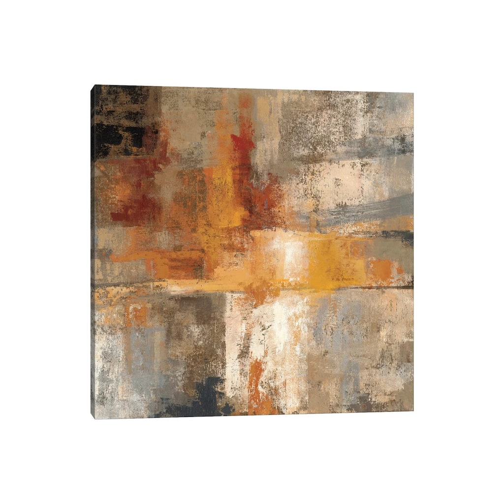 iCanvas "Silver and Amber Crop " by Silvia Vassileva Canvas Print