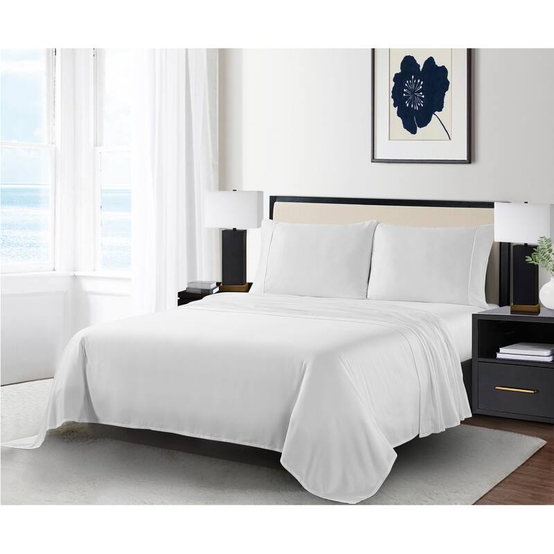 Anne Klein Reverie 4-Piece Cotton Sheet Set