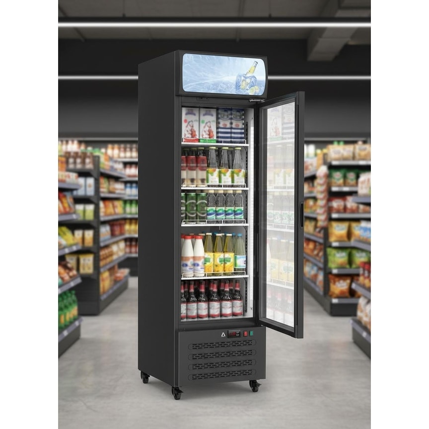 Commercial Display Refrigerator, 11.5 Cu.Ft.