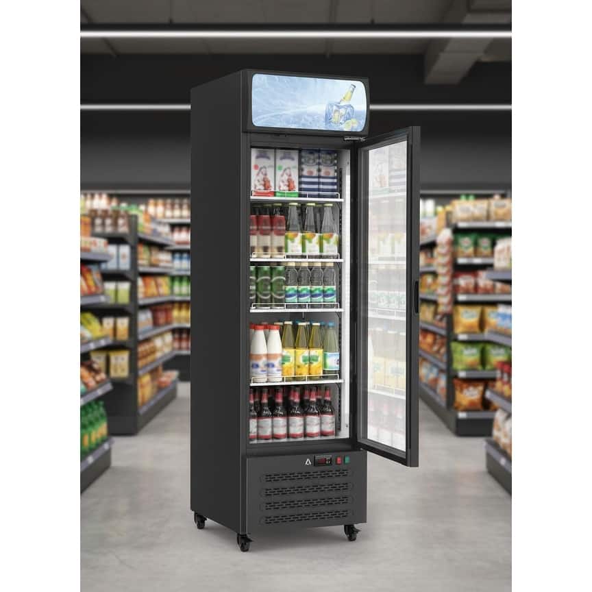 Commercial Display Refrigerator, 11.5 Cu.Ft.