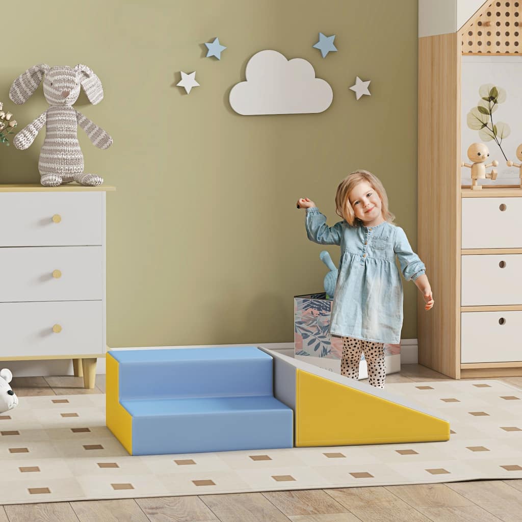 Soft Foam Climbing and Sliding Play Set for Toddlers Infants Ages 12 to 36 Months Indoor Crawling and Exploration Toy