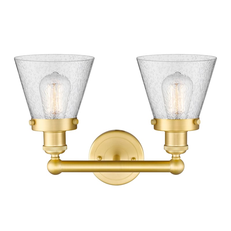 Innovations Lighting 616-2W-10-16 Cone Vanity Cone 2 Light 16" Wide
