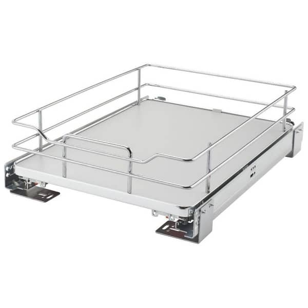 slide 2 of 5, Rev-A-Shelf 5330 Series 14-1/2 Inch Pull Out Cabinet Organizer Basket