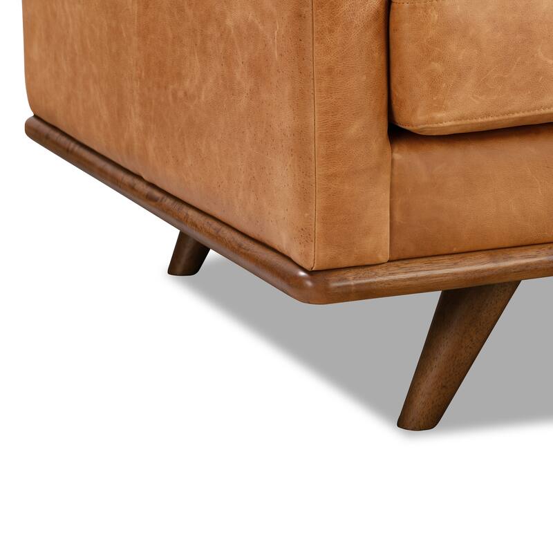 Poly & Bark Nolita 85" Sofa - Full Grain Genuine Italian Leather