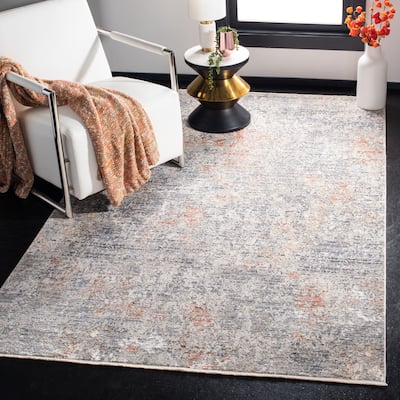SAFAVIEH Dream Ortelinda Abstract Distressed Viscose Rug