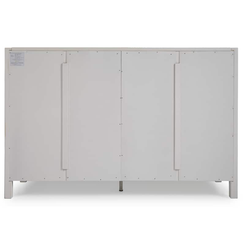 Hampton Six Drawer Dresser - Coastal White Finish