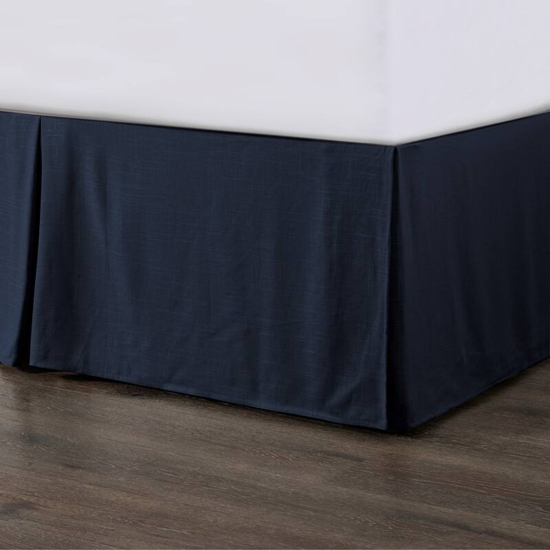 HiEnd Accents Hera Tailored Linen Bed Skirt