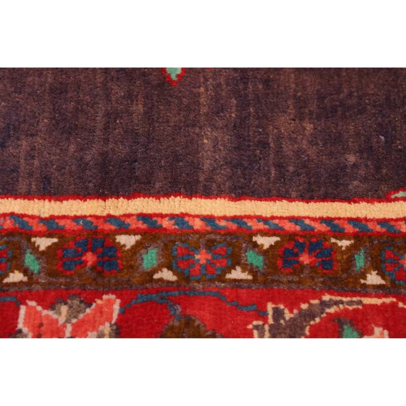 ECARPETGALLERY Hand-knotted Andelz Dark Navy Wool Rug - 4'3 x 11'2