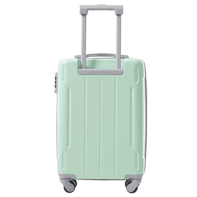 20 Inch Carry On Luggage Set 3 Piece with Spinner Wheels, Lightweight Hardshell ABS Suitcase