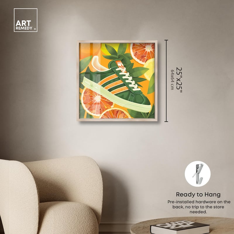 Citrus Sneaker Shadowbox by Art Remedy