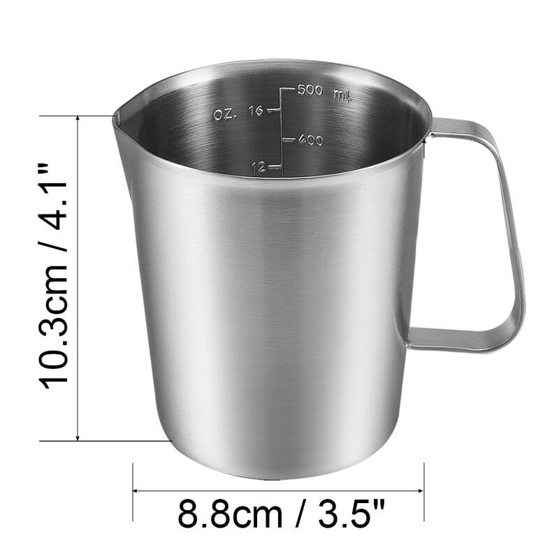 Stainless Steel Measuring Cup with Marking with Handle