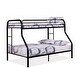preview thumbnail 4 of 4, Furniture of America Hind Modern Metal Twin over Full Bunk Bed