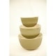 preview thumbnail 2 of 1, Omniware Simsbury Mixing Bowls, Set of 3 - Olive - 10" D x 6" H