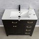 preview thumbnail 79 of 143, Modern Bathroom Vanity with Sink & Faucet Storage Cabinet Set