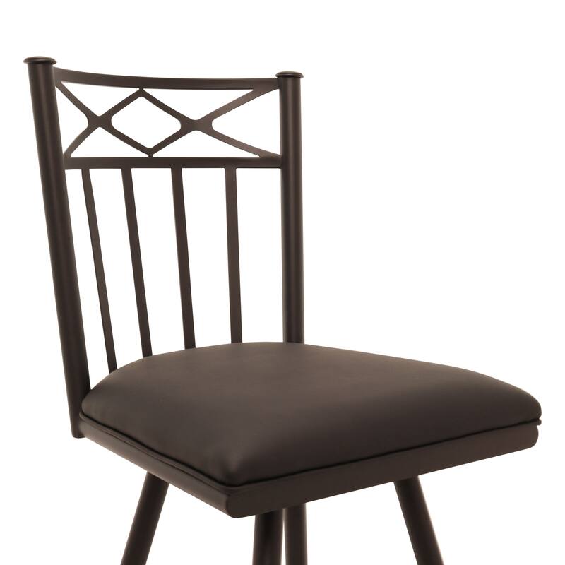 Tempo Furniture Lennix Swivel 26" Counterstool w/ Fully Welded Metal Frame (Commercial Grade) by Furnish Theory (Various Colors)