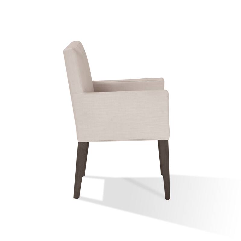 Modesto Upholstered Arm Chair in French Roast