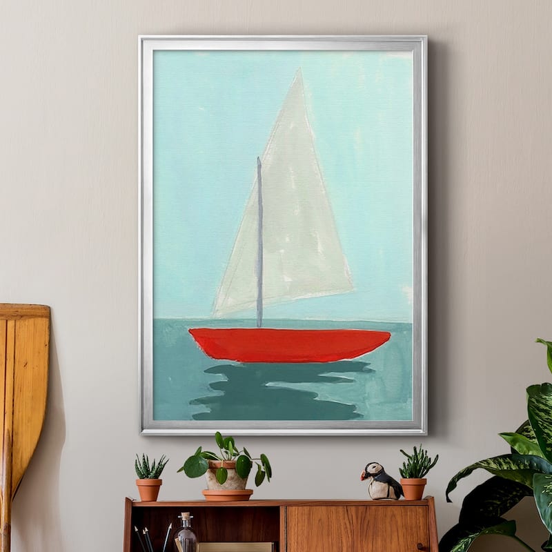 Small Sail II Premium Framed Print - Ready to Hang