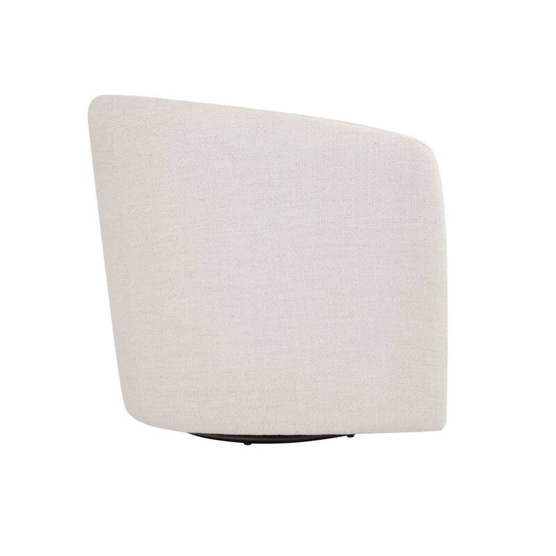 HomePop Nora Upholstered Swivel Accent Chair