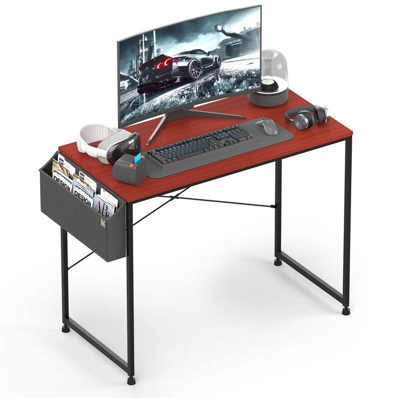 Student Laptop Writing Table for Home Office - Teak Color
