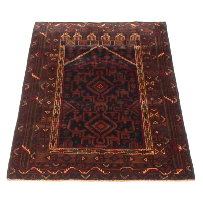 Teimani Navy Rug 3'0" x 4'11" - 3'0 x 4'11