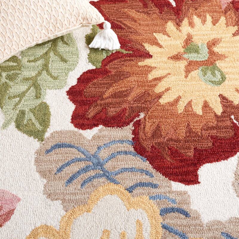 SAFAVIEH Handmade Chelsea Square Dance Country Wool Rug