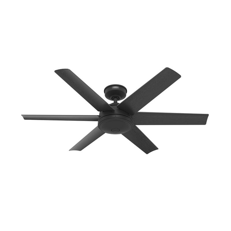 Hunter 52" Jetty Outdoor Ceiling Fan with Wall Control and Wet-Rated