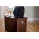 preview thumbnail 23 of 32, New Age Pet® ECOFLEX® Composite Piedmont 2-Bowl Diner with Sliding Lid Storage Bin - Extra Large