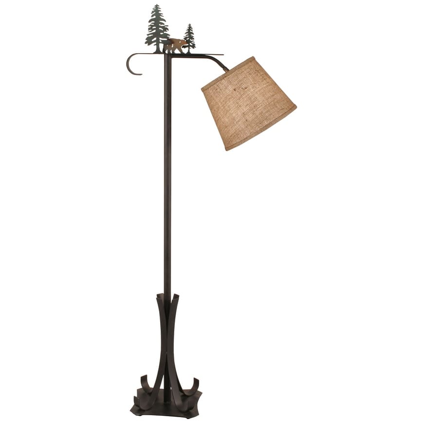 DISCONTINUED - Rustic Bridge Floor Lamp