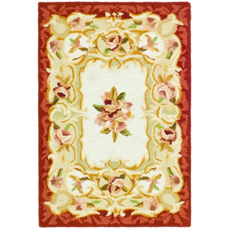 SAFAVIEH Handmade Chelsea Nour French Country Wool Rug