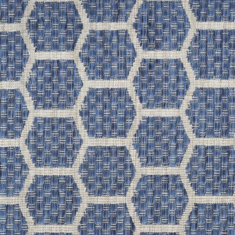 HomeRoots Geometric Modern Runner Outdoor Rug - 10' Runner