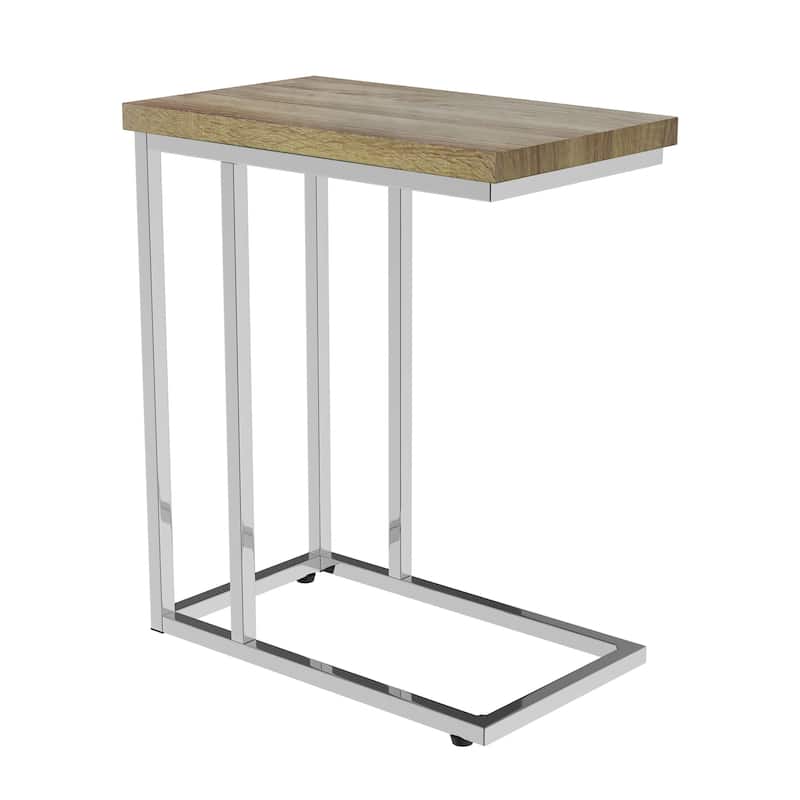 Lavish Home Laminated Board Top C Side Table
