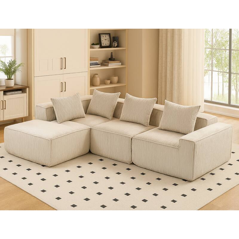 Multi Person Modular Compression Sofa That Can Be Freely
