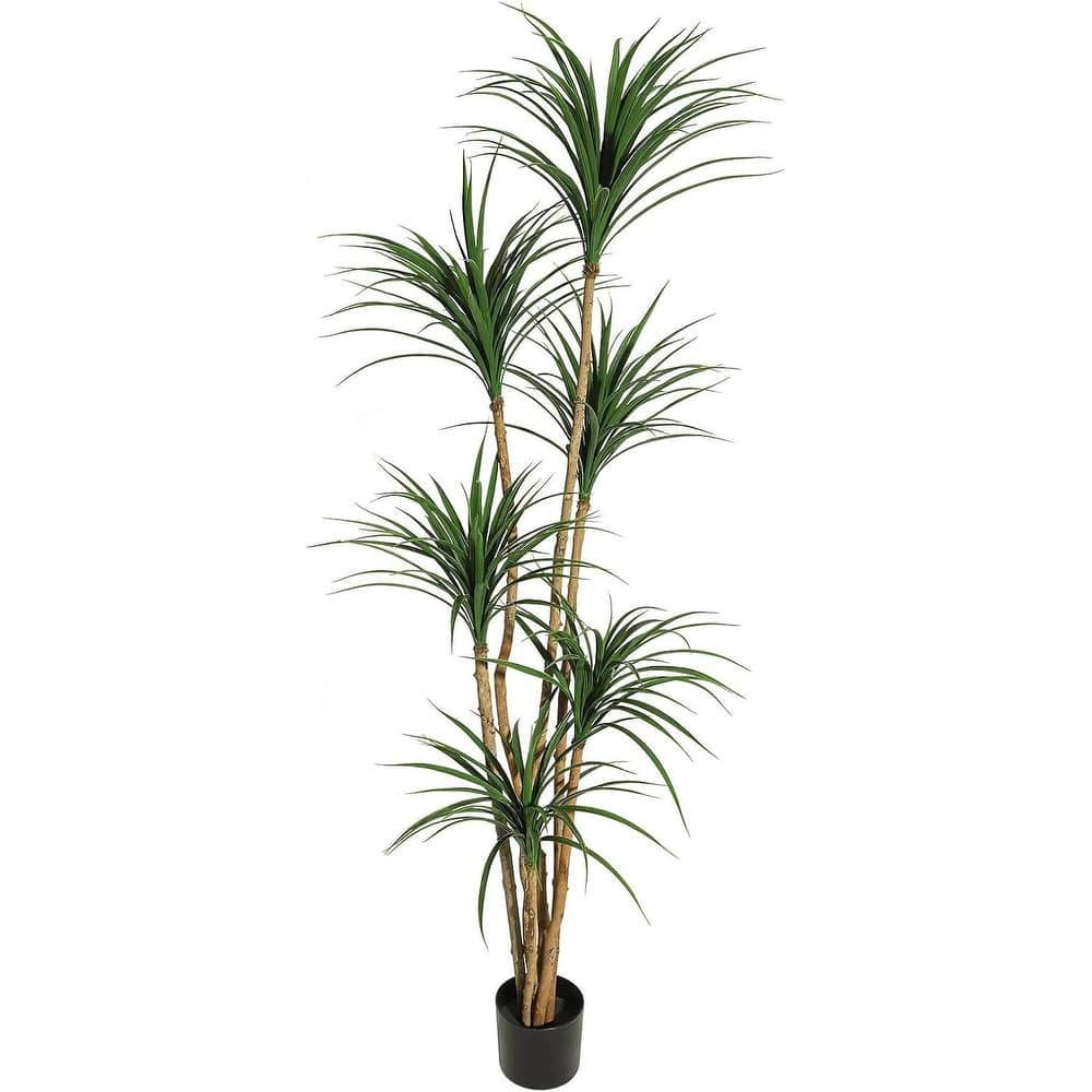Artificial Dracaena Tree, Realistic Fake Dracaena Plant for Home Decor
