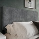 preview thumbnail 4 of 35, CraftPorch Corduroy Modern Upholstered Pleated Velvet Headboard