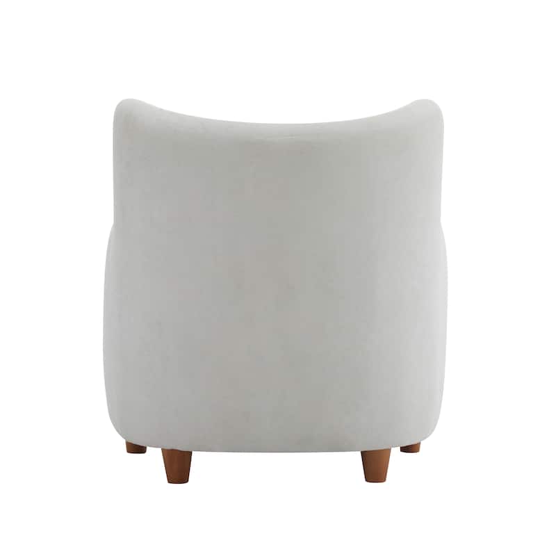 Bacho Fabric Wingback Accent Chair by Christopher Knight Home