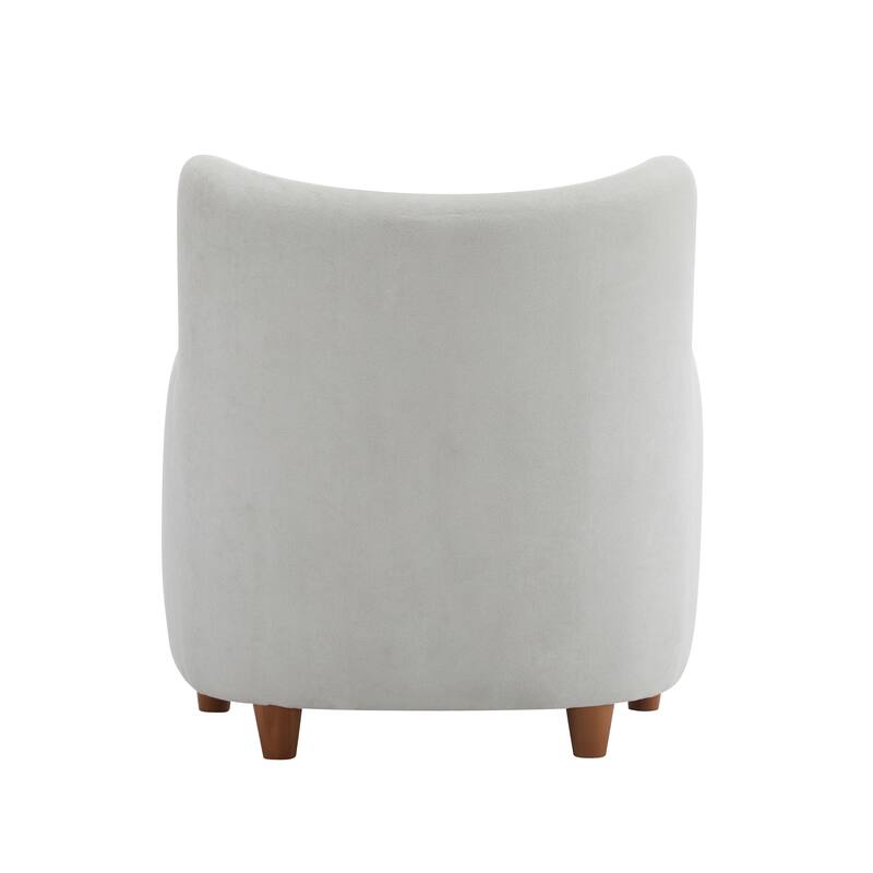 Roomfitters Lucia Wingback Armchair, Cozy Modern Accent Chair for Living Room and Bedroom