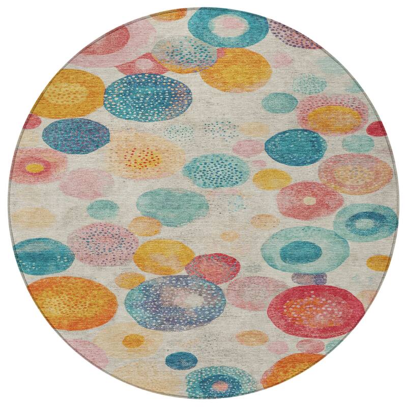 HomeRoots Geometric Transitional Rectangle Outdoor Rug