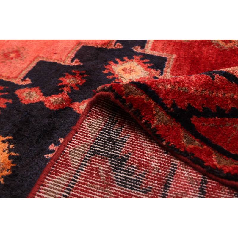 ECARPETGALLERY Hand-knotted Andelz Dark Navy Wool Rug - 4'9 x 9'2