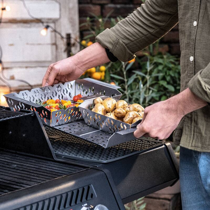 ZWILLING BBQ+ Stainless Steel Grill Basket - 152 oz Medium