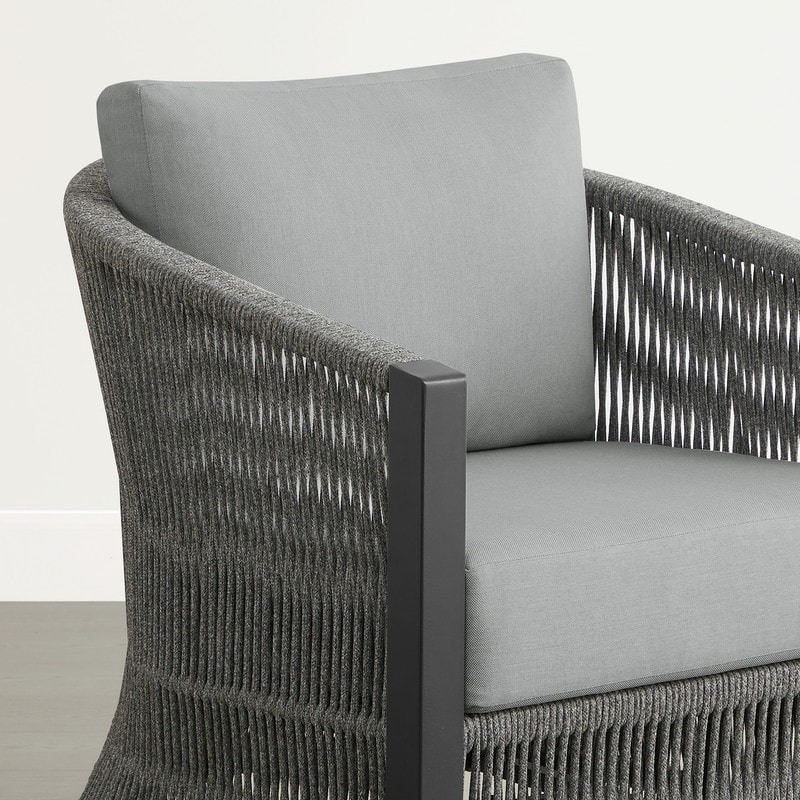 Carlos Outdoor Patio Furniture Bistro Set Swivel Chair