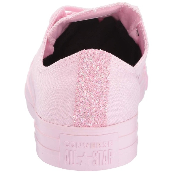 converse women's unisex chuck taylor all star glitter accent low top sneaker