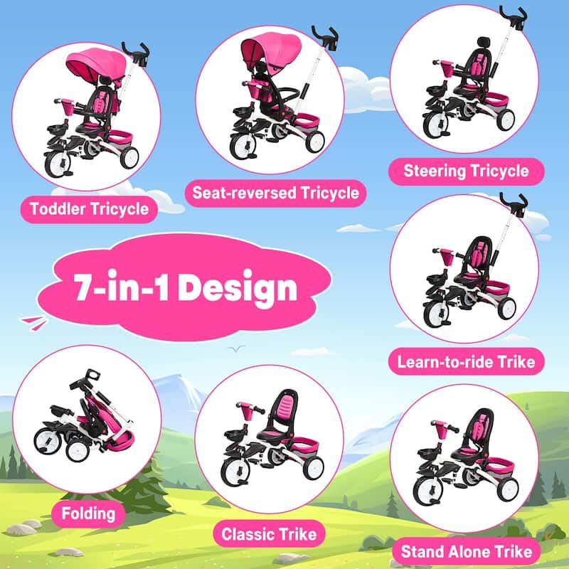 7 in 1 Baby Tricycle