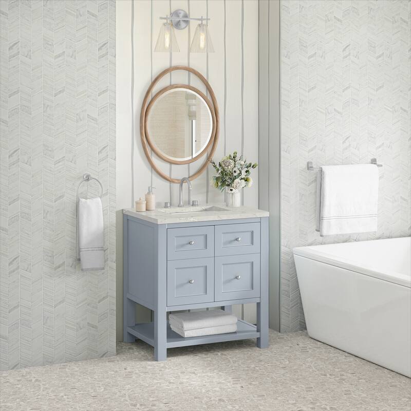 Breckenridge 30" Single Vanity, Serenity Blue - 30