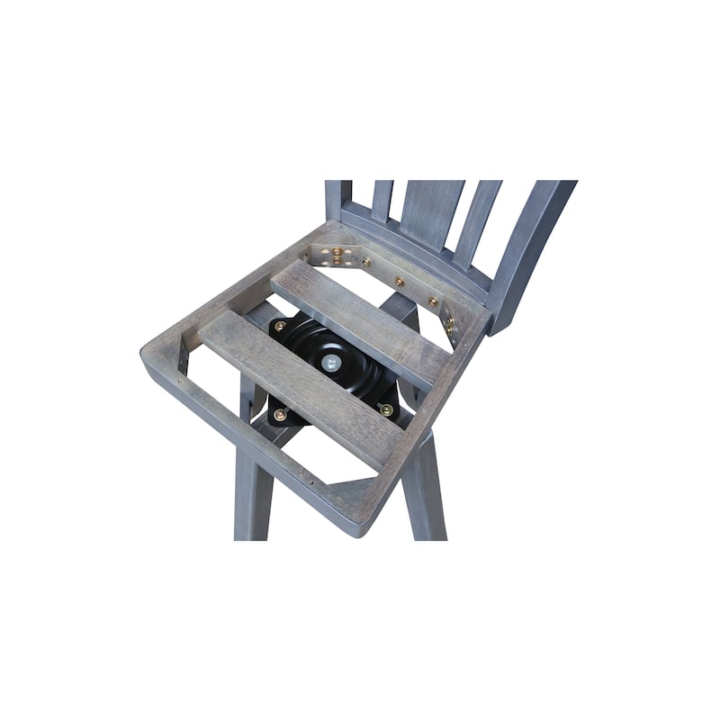 San Remo Counter Height Stool with 24 in. H Swivel Seat