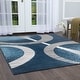 preview thumbnail 9 of 7, Home Dynamix Premium Melia Area Rug 1'9"x7'2" - Midnight Blue/Grey